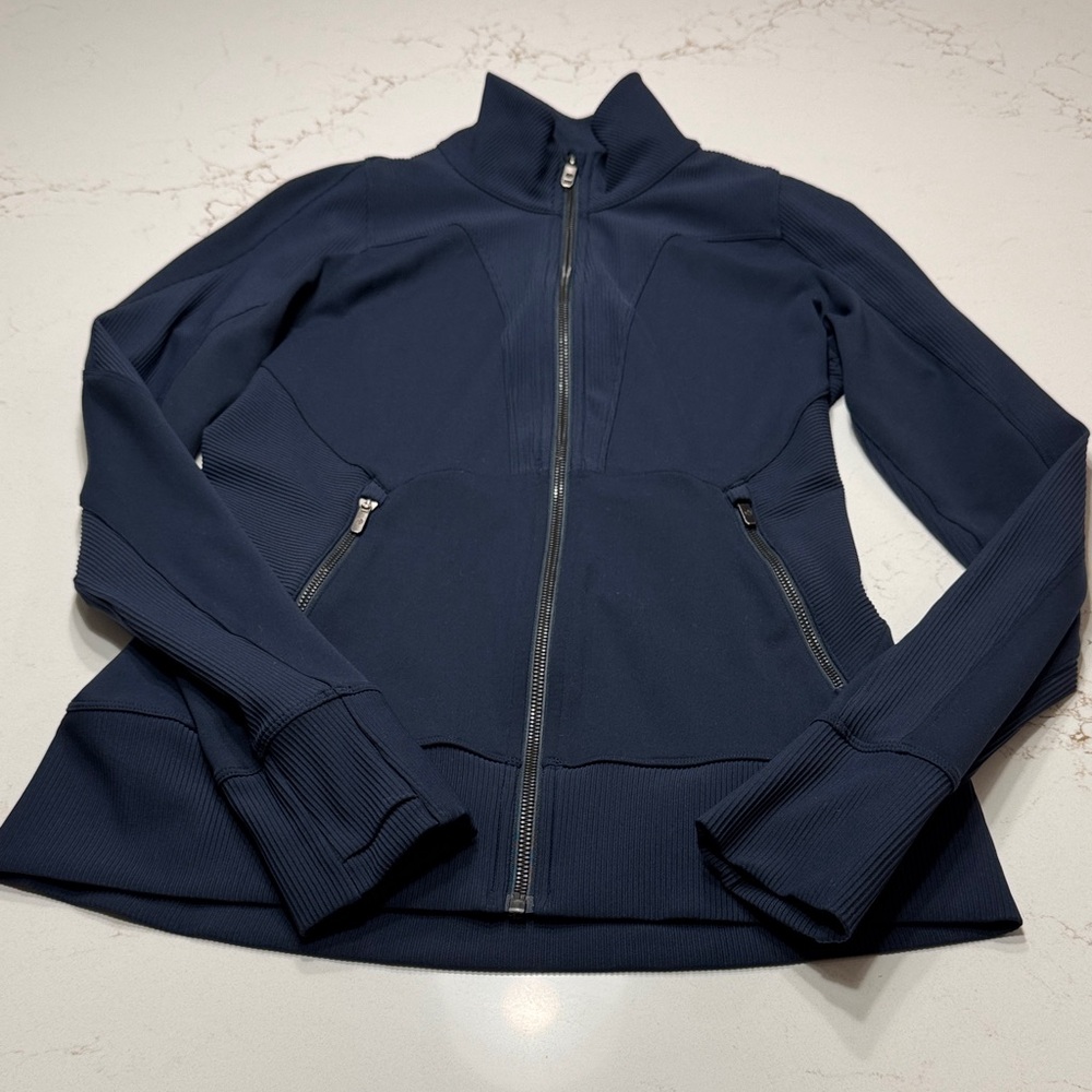 lululemon athletica Navy Zip-Up Jacket - Picture 3 of 12